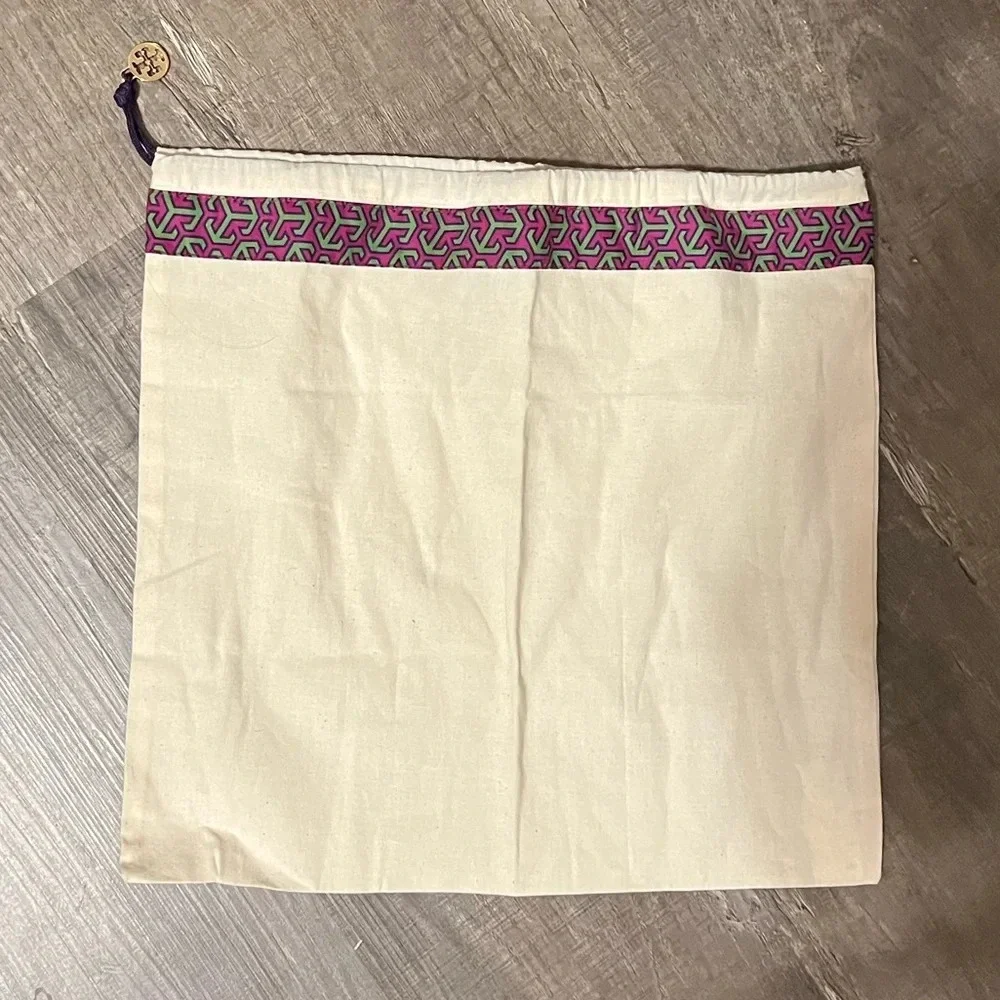 Tory Burch Women's Canvas Drawstring Dust Bag